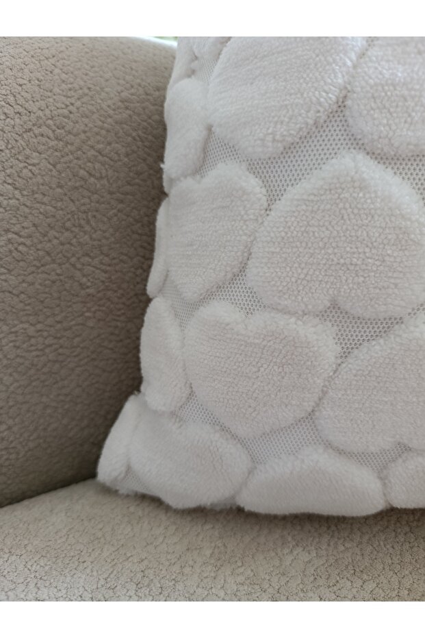 Doğal Dokular Punch Kırlent Kılıfı 45x45 cm - 4
