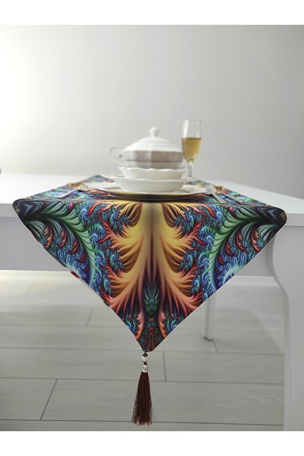 Prizma Runner Modern Geometrik Desenli - 3