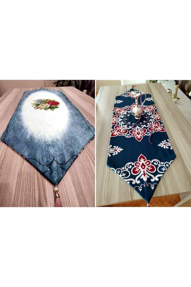 Rustik Dokunuş Dekoratif Runner - 3
