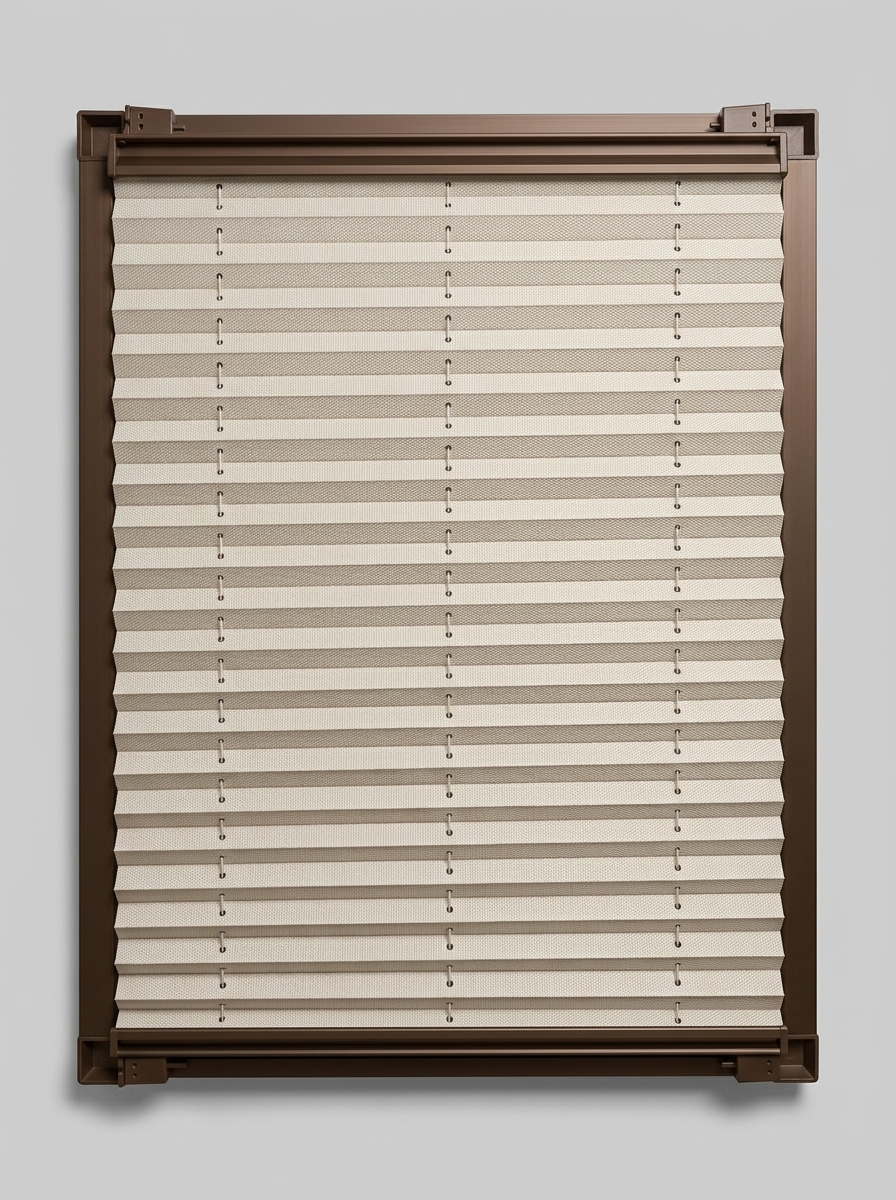 Avalon Plise Perde Karamel Sis - 4
