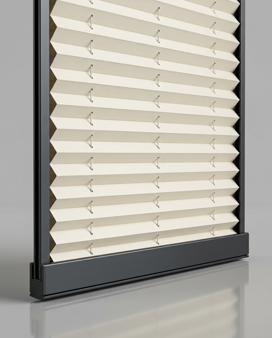 Avalon Saten Plise Perde Krem - 2