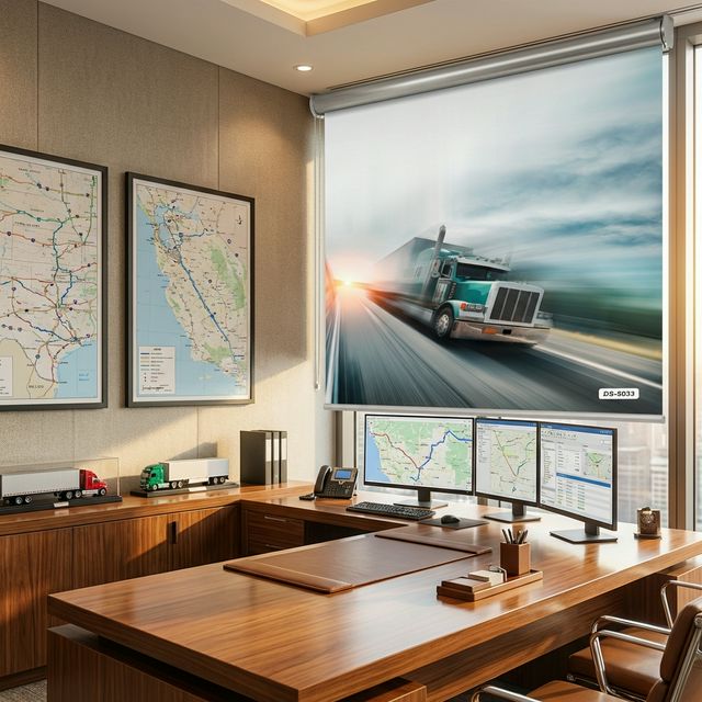 Rota TIR Desenli Stor Perde